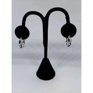 Touch of Silver Earrings Set, Silver Plated Hoop & Stud Earrings MSRP CP355